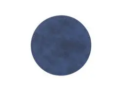 Engraving Blanks Round Leather Mug Coaster(Blue W/ Silver, φ10cm)