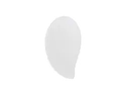 Sublimation Glass Foot File (Mango shape,6*10.3cm)