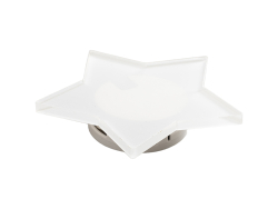 Sublimation Acrylic Name Badge(Star shape,7.7*7.7*0.4cm)