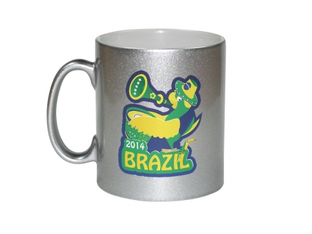 10oz Silver Sparkling Mug