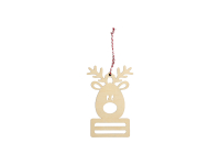 Sublimation Plywood Money Holder Ornament(11.2*17*0.4cm, Elk Shape)