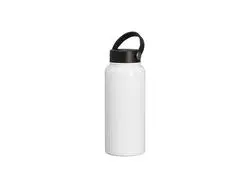Frasco de botella de agua de 32 oz (blanco)