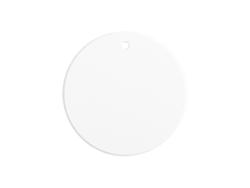 UV Bisque Ceramic Ornament (RND,φ7.6cm)