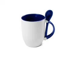 Color Sublimation Spoon Mug (Blue)