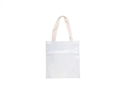Sublimation Glitter Tote Bag(34*37cm, White)