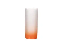 10oz Sublimation Glass Mug (Gradient Color Orange)