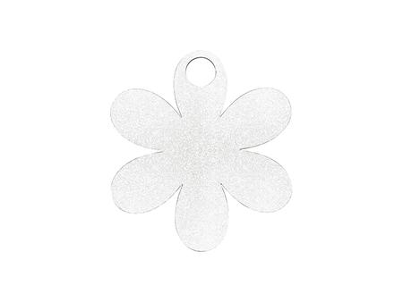 Sublimation Blanks HB Glitter Name Tag for 40oz Stanley Tumbler (7.3*8.2*0.3cm,Sunflower Shape)