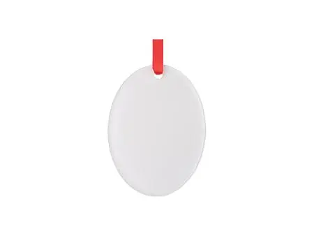 Sublimation Blank Acrylic Ornament (Oval, H7.6*W5.7*0.4cm)
