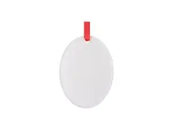 Sublimation Blank Acrylic Ornament (Oval, H7.6*W5.7*0.4cm)