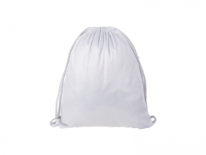 Sublimation Glitter Drawstring Backpack(White)