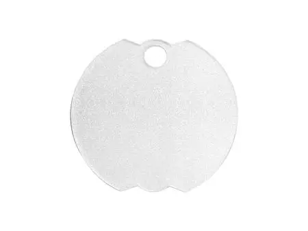 Sublimation Blanks Acrylic Glitter Name Tag for 40oz Stanley Tumbler (8.8*8.2*0.4cm,Bud Shape)