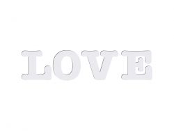 Sublimation HB Letters - LOVE
