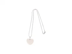 Colar Pingente Concha Coração (25*30mm)