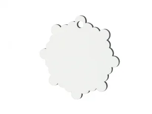 Sublimation HardBoard Ornament Snowflake