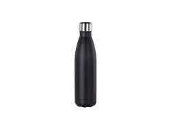 17oz/500ml Powder Coated Stainless Steel Cola Bottle (Black)