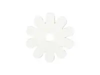 Sublimation Blanks Hardboard Name Tag (8.1*8.1*0.3cm,Chrysanthemum Shape)