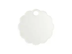 Sublimation Blanks Acrylic Name Tag for 40oz Stanley Tumbler (8.2*8.2*0.4cm,Lace RND Shape)