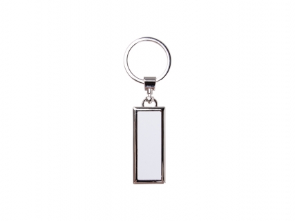 Sublimation Metal Key Chain with Double Sides Alu Inserts (2.2*5.2cm)