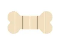 Sublimation Blanks Bone Shaped Sign (25.4*12.7*1.5cm)