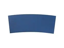 Engraving Blanks Laserable Leather Sleeve for Tumbler(Blue/Silver,27.5*25*10cm)