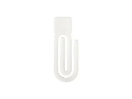 Clips de papel subacrílico (forma cuadrada, 4,8 * 12,7 * 0,4 cm)