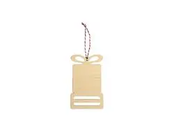 Porta-cédulas em contraplacado para sublimação (9,5 x 15,7 x 0,4 cm, formato de caixa de oferta)