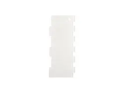 Raspador em acrílico para decoração de bolos para sublimação (10 x 24 x 0,4 cm, orla em escada)