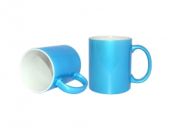 Sublimation 11oz Sparkling Mug(Light Blue)