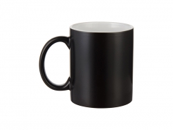 Caneca Mágica 11oz (Preto Mate, Semi-Brilho)