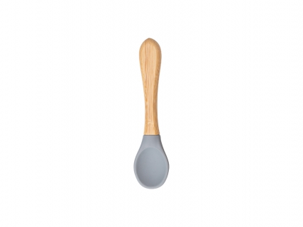 Bamboo Baby Bowl Spoon(Gray)