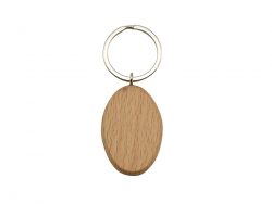 UV Printing Wooden Key Chain(Oval)