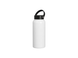 32oz Sublimation Water Bottle Flask (White)