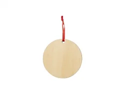 Sublimation Blanks 3&quot; Plywood Ornament Circle