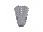 Sublimation Blanks Baby Onesie Short Sleeve(Gray)