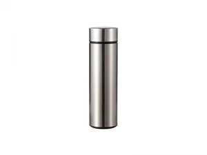 16oz/450ml Sublimation Smart Stainless Steel Flask w/ Temperature Display (Silver)