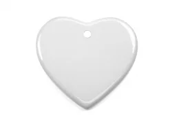 Sublimation 3&quot; Heart Ornament with Hole