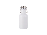 32oz/1000ml Sublimation Growler (White)