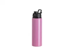 Sublimation Blanks 25oz/750ml Aluminum Water Bottle (Dark Pink)