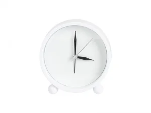 Sublimation Blank Alarm Clock w/ Sublimatable Alu Insert(10.5*10.7*4cm)
