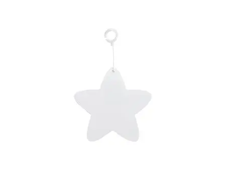 Adorno de sublimación  (Forma de estrella, 7.9*7.6cm)