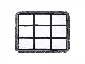 Sublimation Blanks 9 Panel Plush Throw Blanket (76*101cm/30&quot;x 40&quot;)