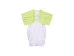 Sublimation Blanks Baby Nightdress Long Sleeve Raglan(Green)
