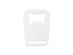 Sublimation Blanks Full White Stainless Steel Bottle Opener (Crown, 4.5*6cm)