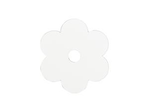 Sublimation Blanks Hardboard Name Tag (8.1*8.1*0.3cm,Peach Blossom Shape)