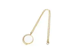 Colar Redondo com Diamante (Dourado)