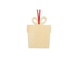Adorno Sublimación Doble Cara Madera Contrachapada (Caja de Regalo)