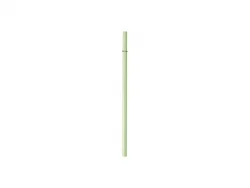 23cm Plain Straight Green Glass Straw