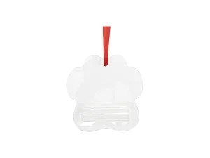 Sublimation HardBoard Money Holder Ornament(12.5*12.5cm,Pet Footprints)
