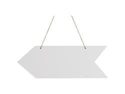 Señal Flecha Madera MDF (14*40cm)