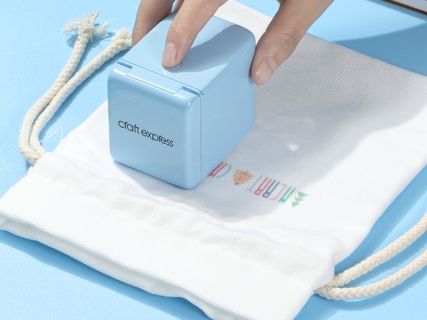 Craft Express Portable Handheld Mini Color Printer with Tri-color Cartridge